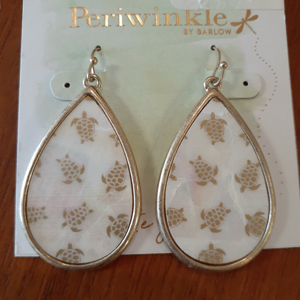 NEW Earrings - Turtles on Mother of Pearl 8107934