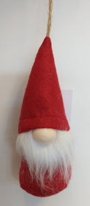 NEW Plush Gnome Ornament - Red
