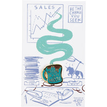 Load image into Gallery viewer, NEW Enamel Pin - No Coffee No Workee - 37972
