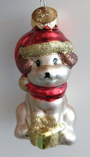 Load image into Gallery viewer, NEW Glass Dog with Gift Ornament
