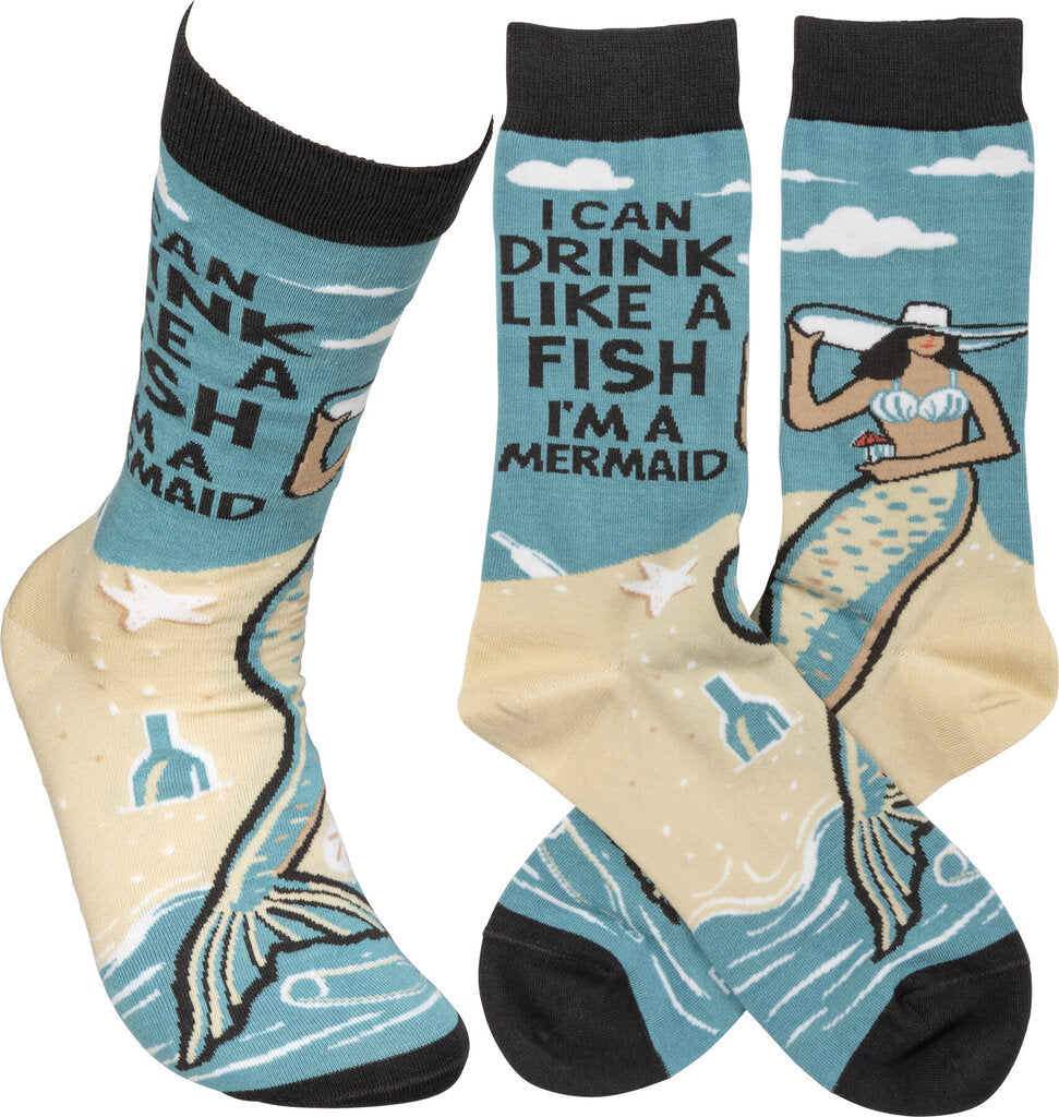 NEW Socks - Drink Like A Fish - 107749