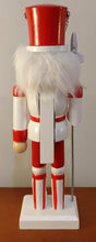 Load image into Gallery viewer, NEW 10&quot; Soldier Nutcracker White/Red 552344
