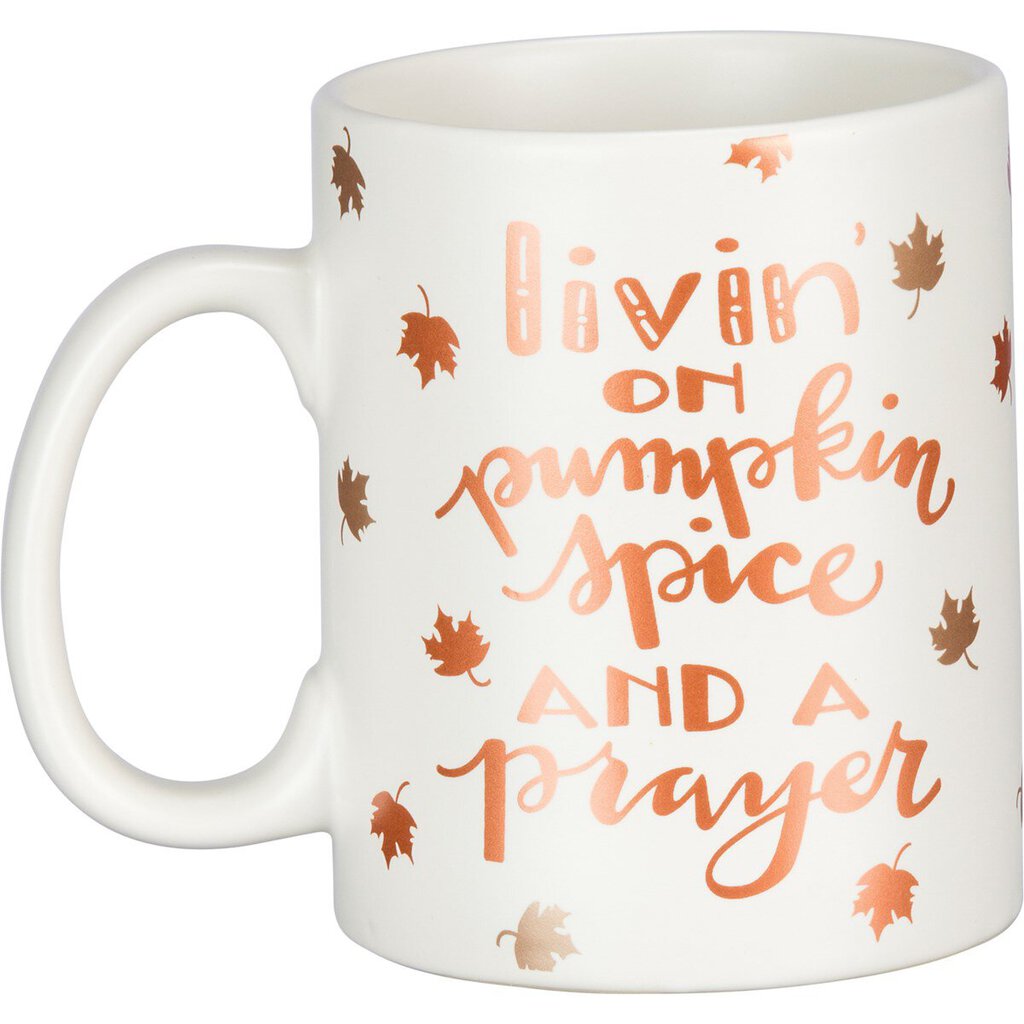 NEW Mug - Livin' On Pumpkin Spice And A Prayer - 39235