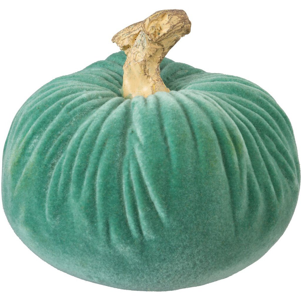NEW Velvet Pumpkin Sm - Teal - 107422a