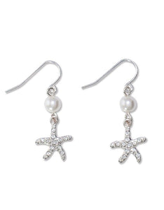 NEW Earrings - Crystal Starfish 8108342