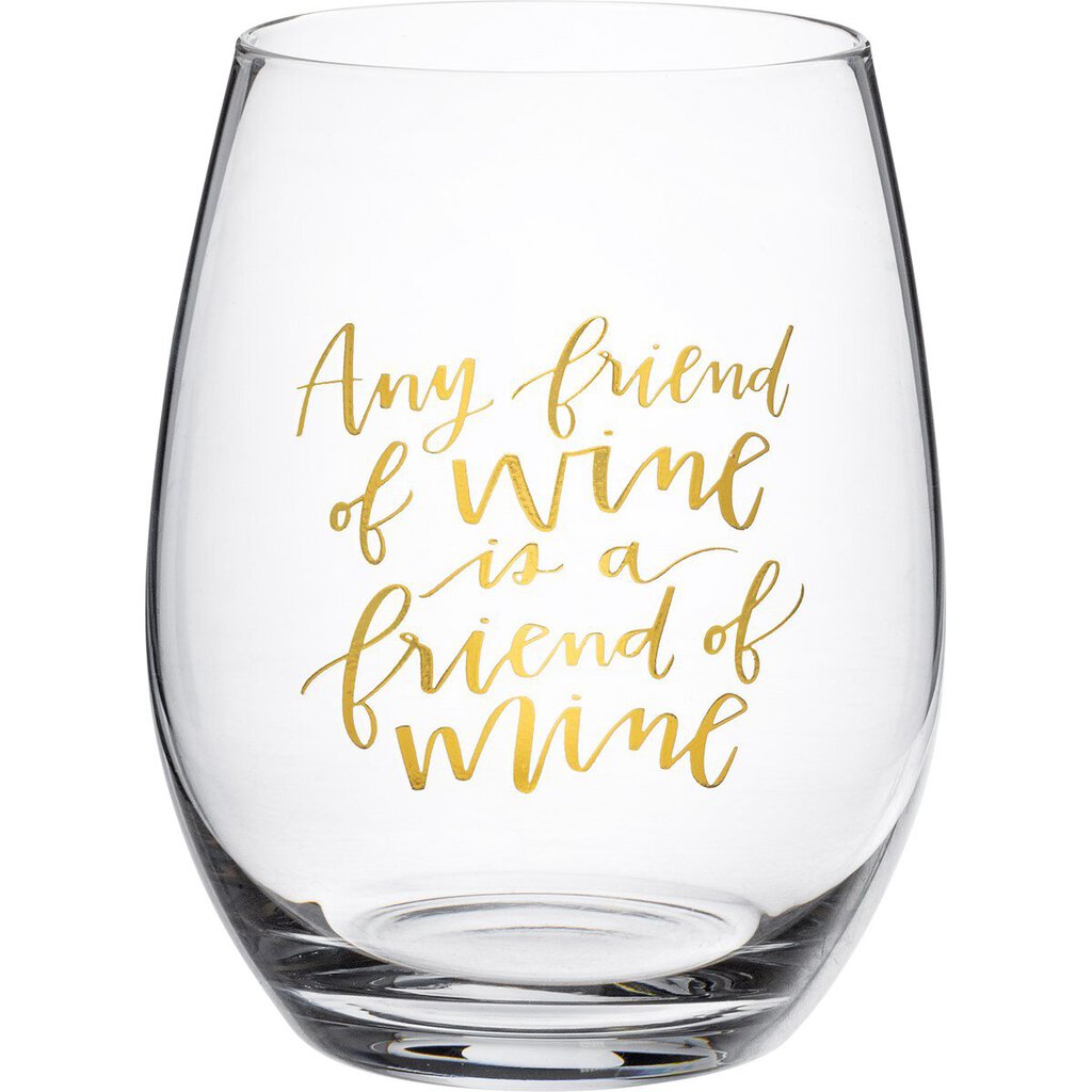 NEW Wine Glass - Friend Of Wine Is A Friend Of Mine - 104160