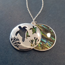 Load image into Gallery viewer, NEW Necklace - Turtle Abalone Double 8150884
