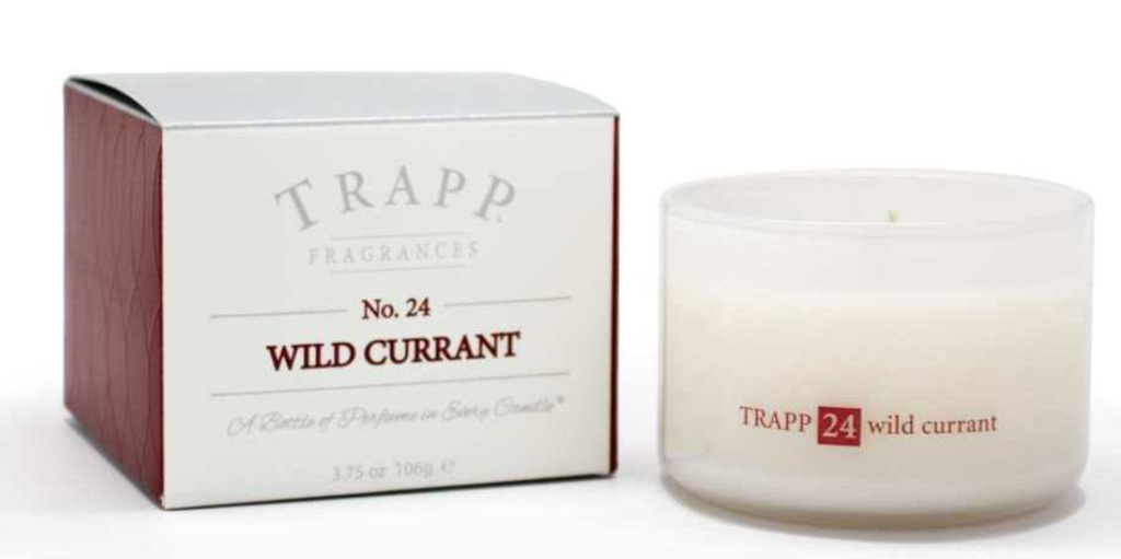 NEW Trapp Fragrances No. 24 Wild Currant 3.75oz. Poured Candle
