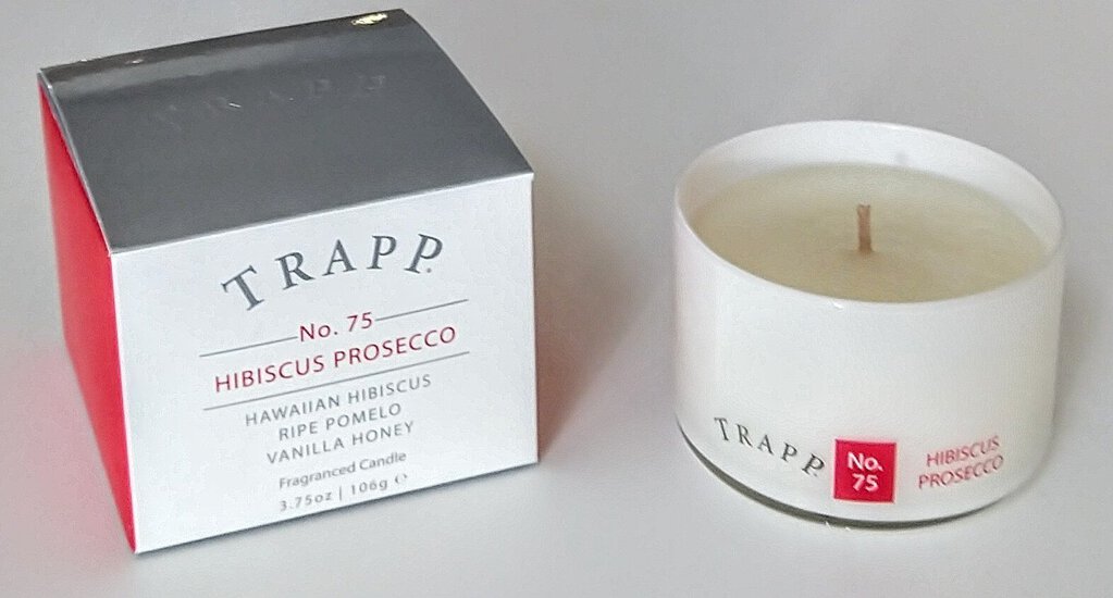 NEW Trapp Fragrances No. 75 Hibiscus Prosecco 3.75oz. Poured Candle