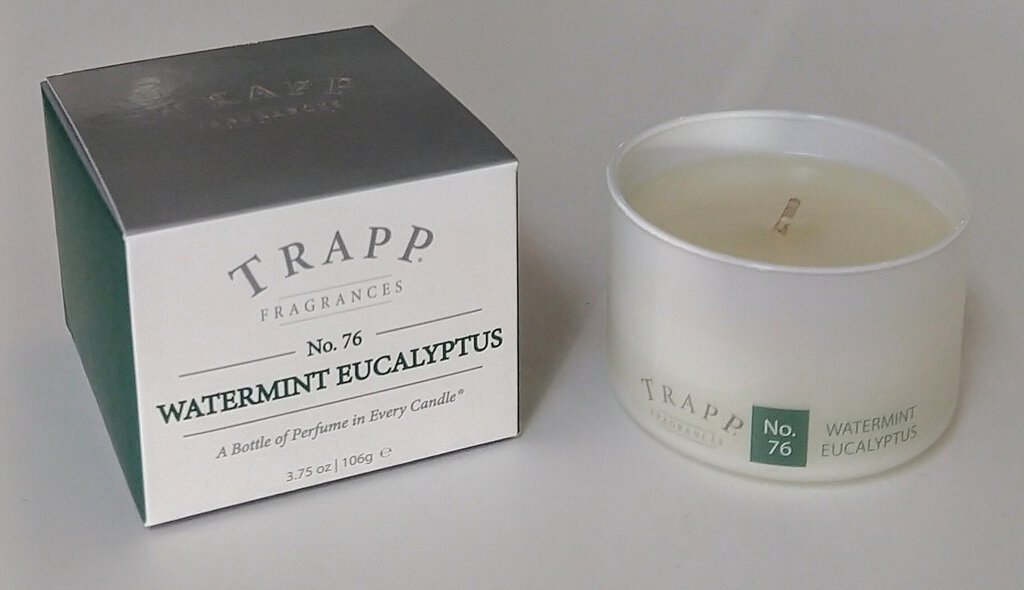 NEW Trapp Fragrances No. 76 Watermint Eucalyptus 3.75oz. Poured Candle