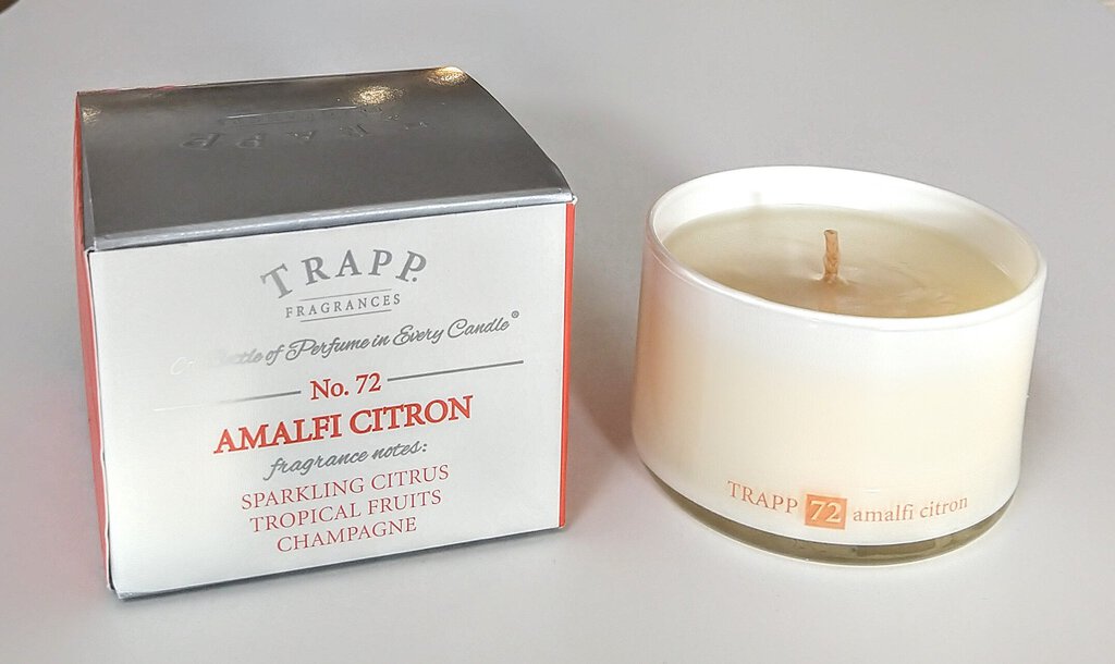NEW Trapp Fragrances No. 72 Amalfi Citron 3.75oz. Poured Candle