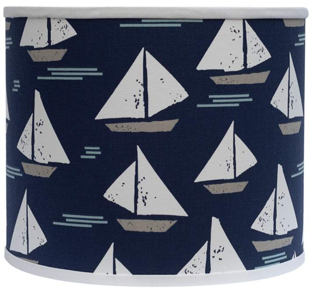 NEW Lamp Shade - Cape May Indigo 14WD #SD1867