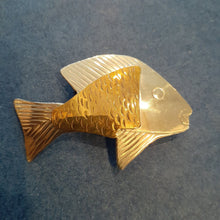 Load image into Gallery viewer, NEW Pin - Stamped Metal Fish Two Tone
