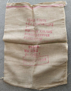 Burlap Coffee Sack - Cafe S Do Brasil