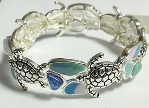 NEW Bracelet - Turtles Glitter Resin 8005761