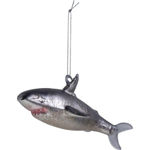 NEW Glass Ornament - Shark - 107665