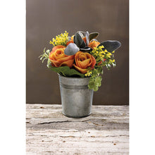 Load image into Gallery viewer, NEW Planter - Orange Roses - 110544
