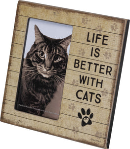 NEW Plaque Frame - With Cats - 103599