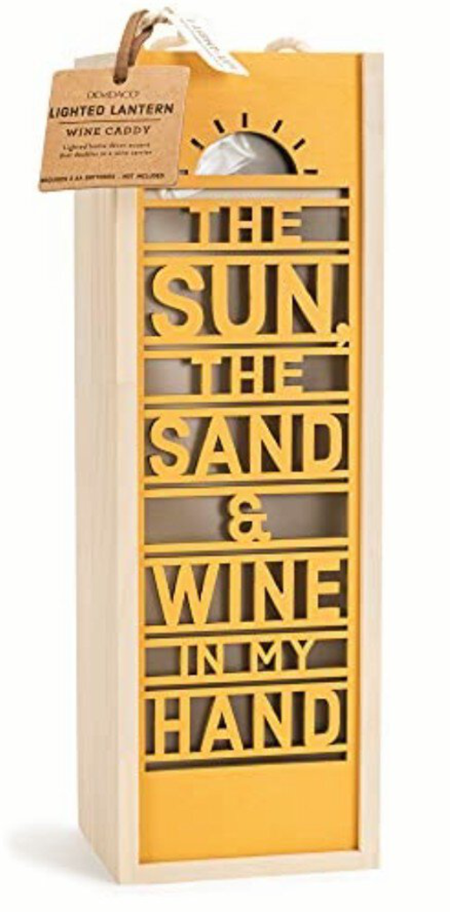 NEW The Sun & Sand Lantern Wine Box 1004080232