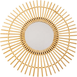 NEW Mirror Lg - Rattan Sunburst - 114043