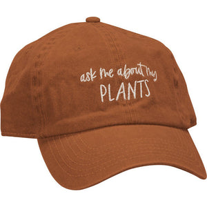 NEW Baseball Cap - Ask Me About My Plants - 112409