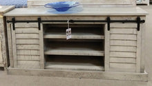 Load image into Gallery viewer, NEW Rustic 68&quot; Provincial Shutter TV Stand w/Barn Doors - Rustic Delaverria
