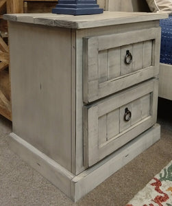 NEW Rustic 2 Drawer Nightstand - 31321 - Rustic Delaverria