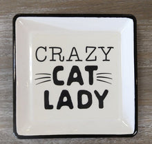 Load image into Gallery viewer, NEW Trinket Dish - Crazy Cat Lady
