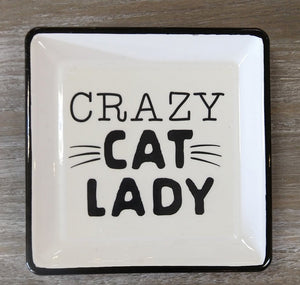 NEW Trinket Dish - Crazy Cat Lady
