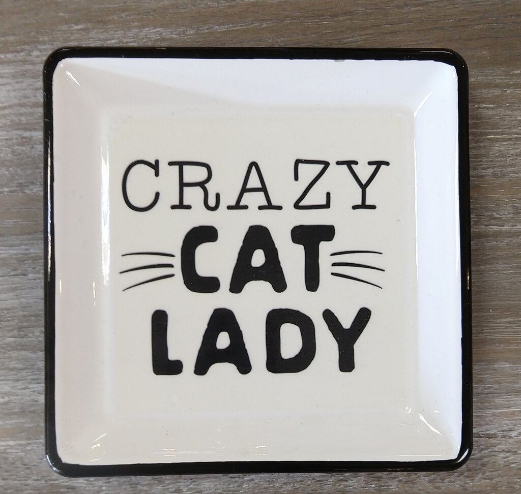 NEW Trinket Dish - Crazy Cat Lady