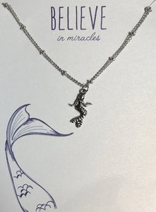 NEW Silvertone Mermaid Necklace - Alexa's Angels