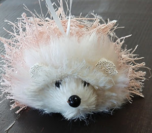NEW Hedgehog Ornament - Pink