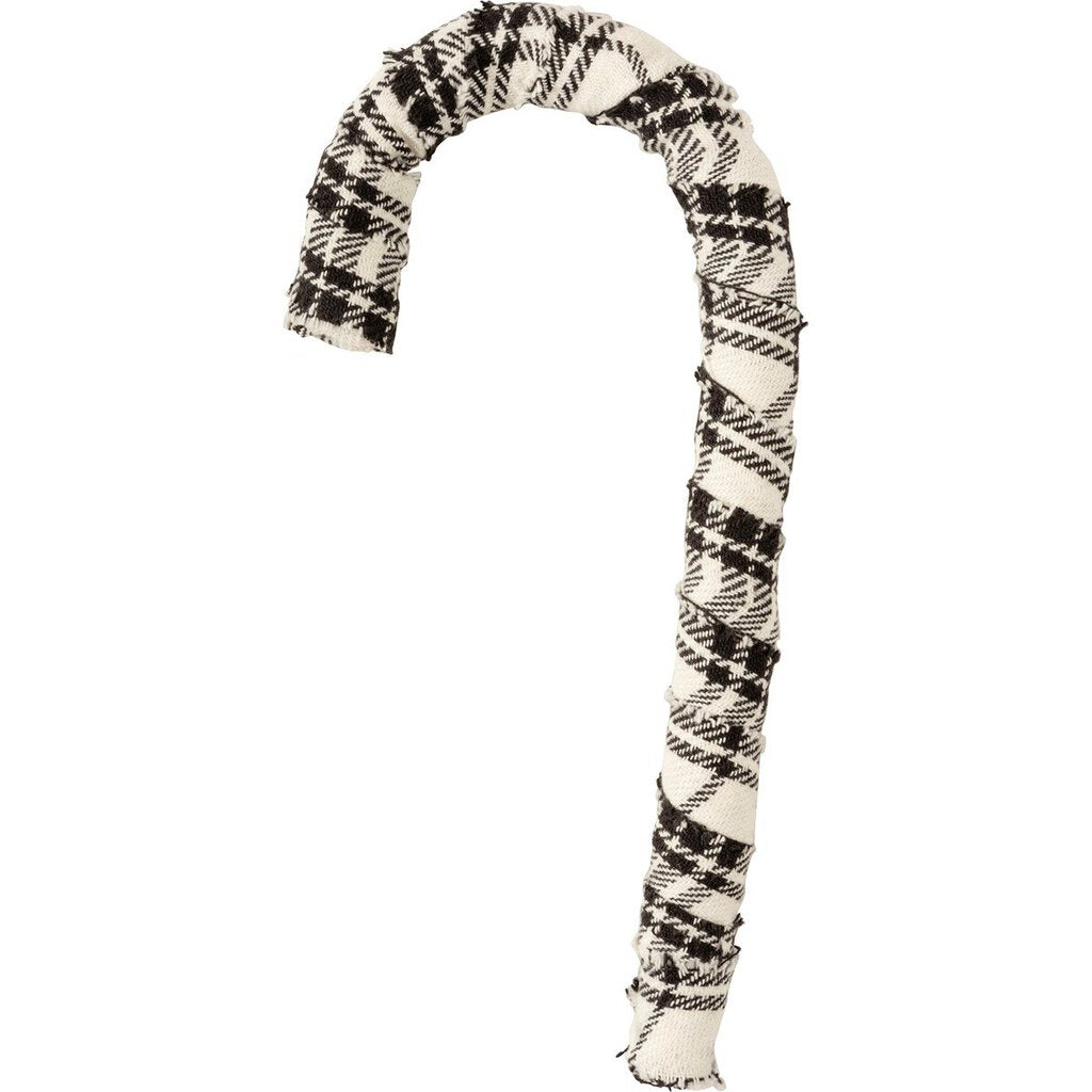 NEW Black Plaid Candy Cane - 111076