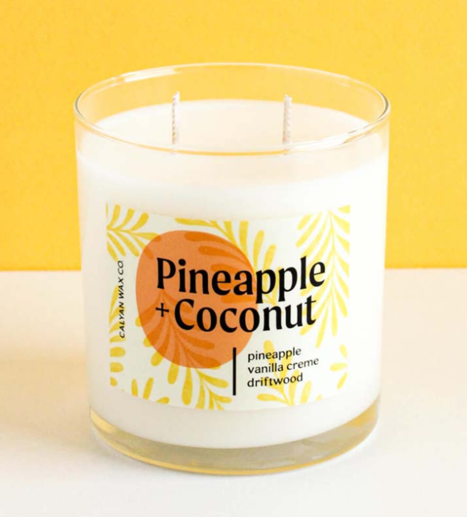 NEW Pineapple + Coconut Tumbler Soy Candle