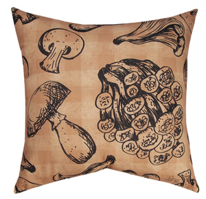 NEW 18x18 Indoor/Outdoor Climaweave Pillow - Veggies Mushroom - SLVEGM