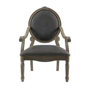 NEW Brentwood Exposed Wood Arm Chair - Grey