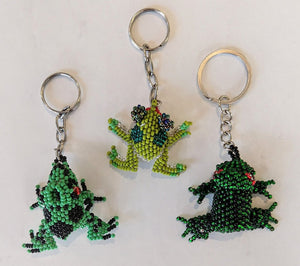 NEW Beaded Key Chain - Frog - SB-KC-0120