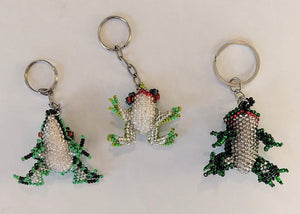 NEW Beaded Key Chain - Frog - SB-KC-0120