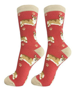 NEW Socks - Happy Tails Corgi - 800FB-100