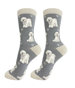 NEW Socks - Happy Tails Bichon Frise - 800FB-4