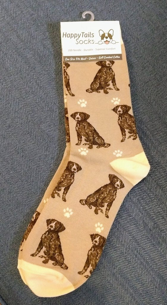 NEW Socks - Happy Tails German Shorthaired Pointer - 800FB-83