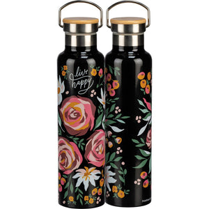 NEW Insulated Bottle - Live Happy - 106266