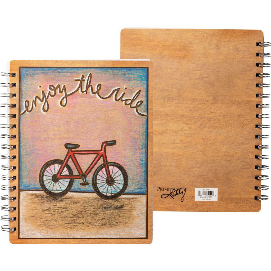 NEW Spiral Notebook - Enjoy the Ride - 104900