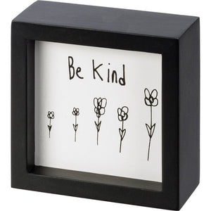 *NEW Inset Box Sign - Be Kind - 110233