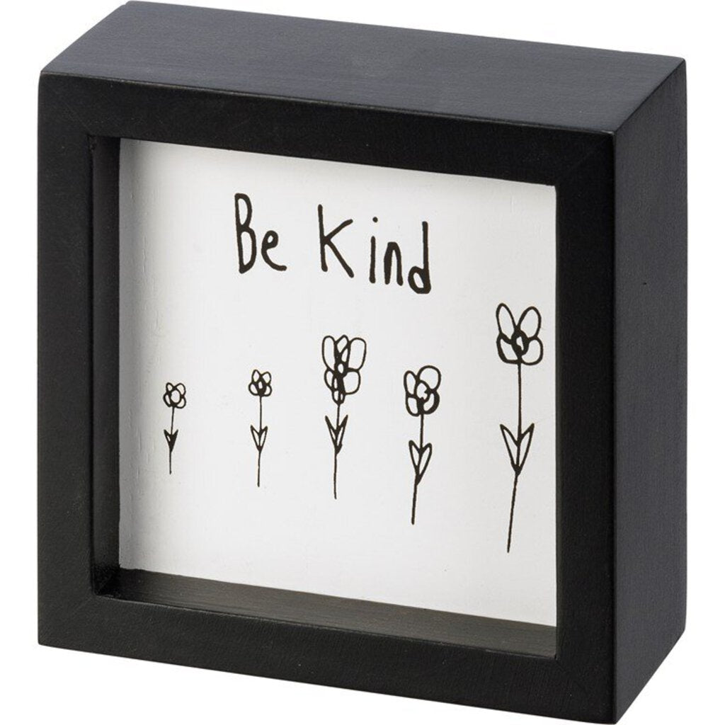 *NEW Inset Box Sign - Be Kind - 110233
