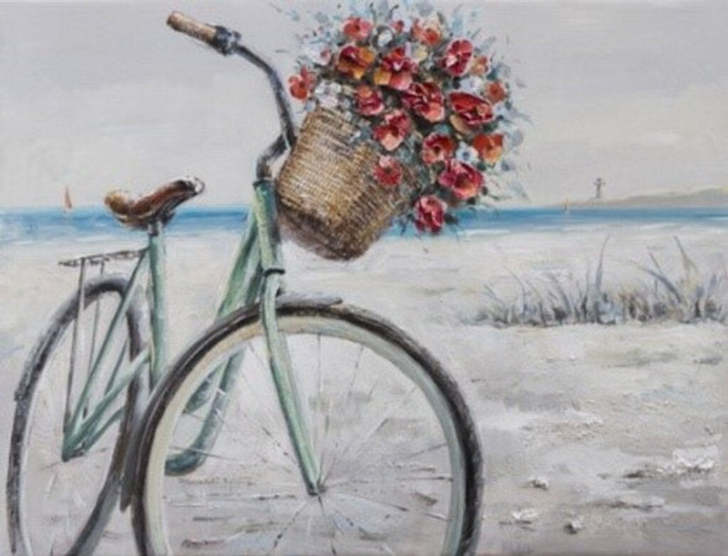 NEW Oil Painting - Memories Are Made at the Beach - 171204-10