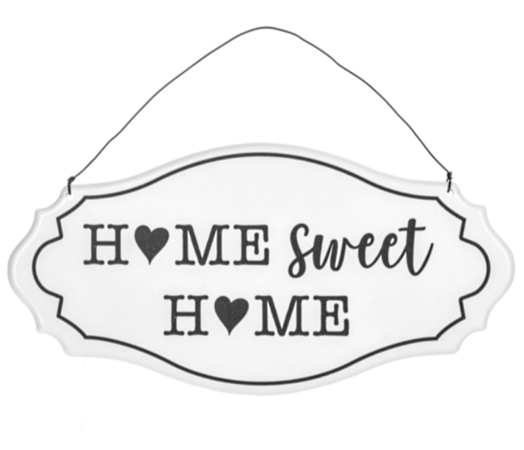 NEW Metal Wall Sign - Home Sweet Home