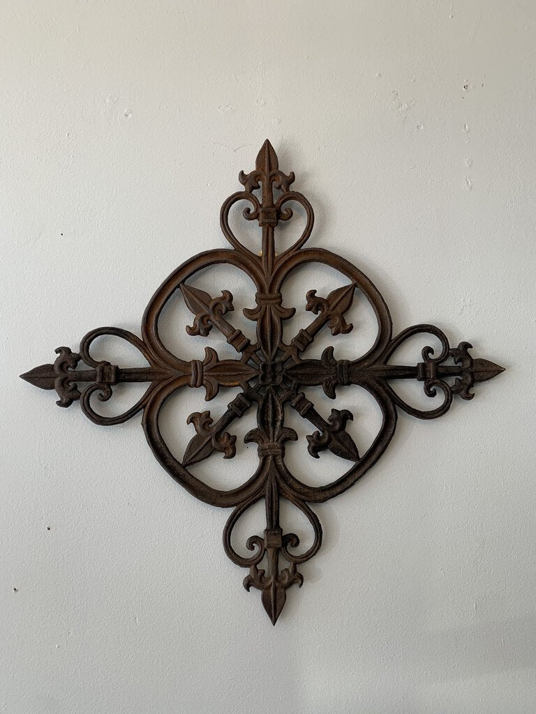 Cast Iron Medallion Wall Hanging
