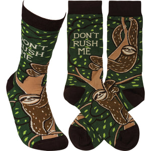 NEW Don't Rush Me Socks - 106665