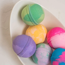 Load image into Gallery viewer, NEW Amethyst Coconut Milk Bath Bomb
